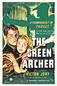 The Green Archer Movie Poster Print showcasing classic cinema art.