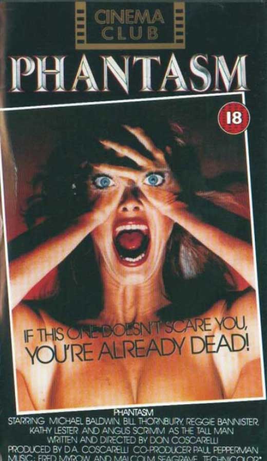 Phantasm Movie Poster Print featuring iconic horror imagery.