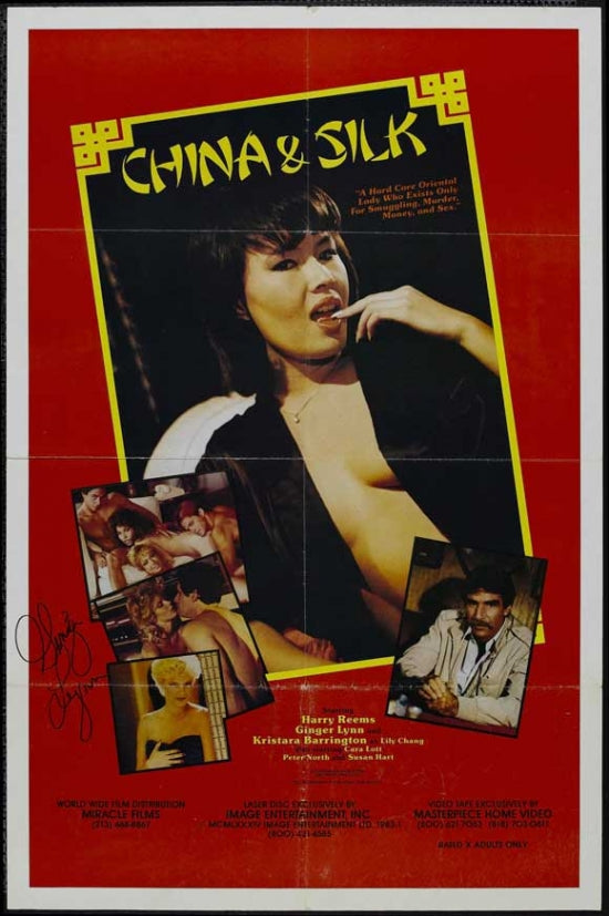 China and Silk Movie Poster Print showcasing cinematic art