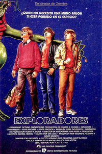 Explorers Movie Poster Print showcasing adventure and exploration.