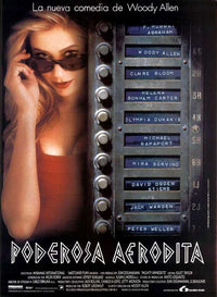 Mighty Aphrodite Movie Poster Print showcasing vibrant colors and design.