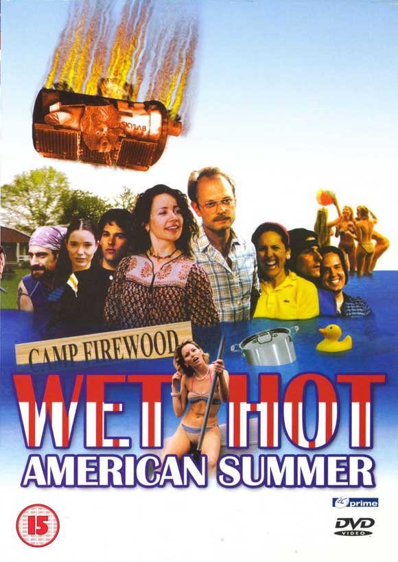 Wet Hot American Summer Movie Poster Print showcasing vibrant colors and iconic design.