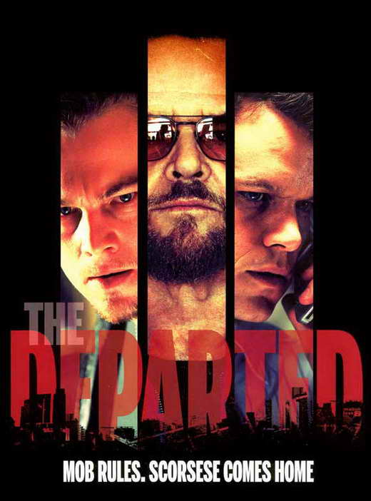 The Departed Movie Poster Print showcasing dramatic imagery from the film.