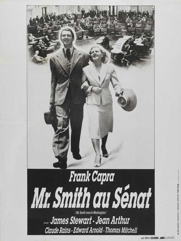 Mr. Smith Goes to Washington Movie Poster Print showcasing classic film art.