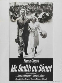 Mr. Smith Goes to Washington Movie Poster Print showcasing classic film art.