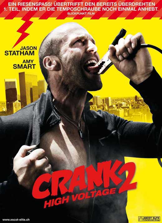 Crank 2: High Voltage Movie Poster Print showcasing dynamic artwork.