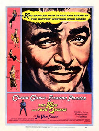 The King and Four Queens Movie Poster Print - Classic Film Art
