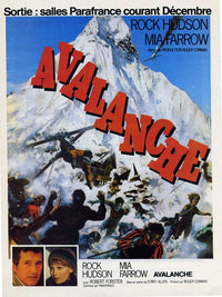 Avalanche Movie Poster Print showcasing cinematic artwork.