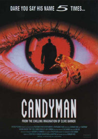 Candyman Movie Poster Print showcasing haunting imagery from the iconic horror film.