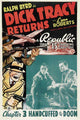 Dick Tracy Returns Movie Poster Print showcasing vibrant colors and classic design.