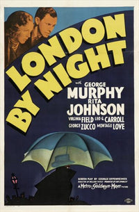 London by Night Movie Poster Print capturing the vibrant city lights and nightlife.
