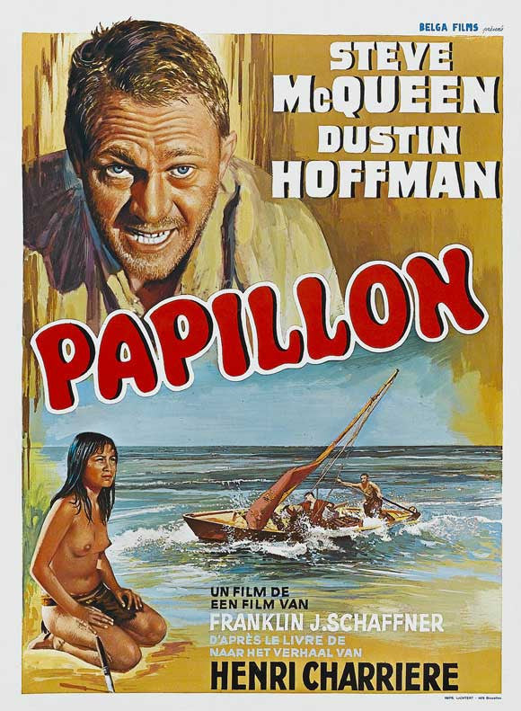 Papillon Movie Poster Print 27x40 | Posterazzi