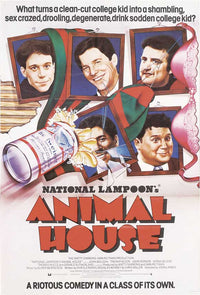 National Lampoon's Animal House Movie Poster Print showcasing classic comedy.