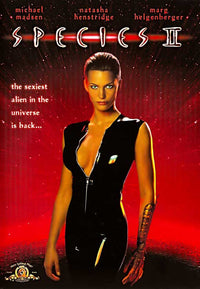 Species 2 Movie Poster Print showcasing thrilling sci-fi elements.