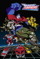 Transformers Animated Movie Poster Print showcasing iconic characters.
