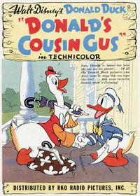 Donald's Cousin Gus Movie Poster Print showcasing classic cinema art.