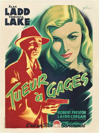 This Gun for Hire Movie Poster Print featuring classic film art.