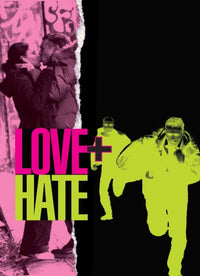 Love Hate Movie Poster Print showcasing vibrant colors and artistic design.