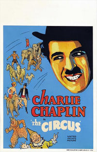 The Circus Movie Poster Print featuring a vibrant circus theme.