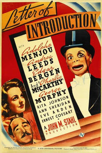 Letter of Introduction Movie Poster Print showcasing cinematic art.
