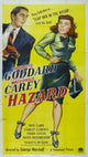 Hazard Movie Poster Print featuring thrilling cinematic art.