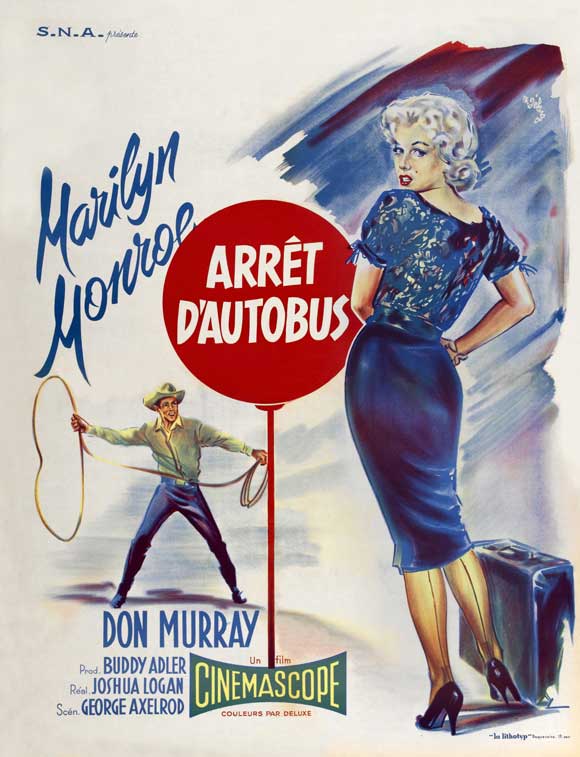 Bus Stop Movie Poster Print showcasing classic film artwork.