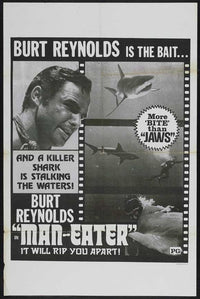 Shark! Movie Poster Print showcasing thrilling vintage artwork