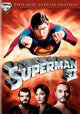 Superman II Movie Poster Print featuring the iconic superhero.
