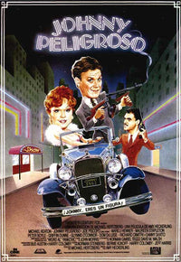 Johnny Dangerously Movie Poster Print showcasing classic comedy artwork