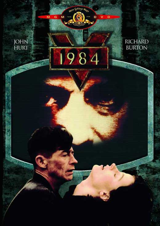 1984 Movie Poster Print showcasing a dystopian theme.