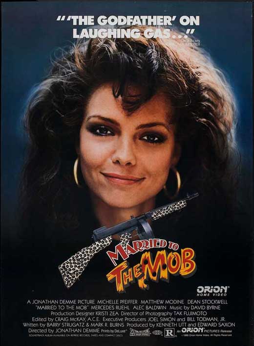 Married to the Mob Movie Poster Print featuring vibrant colors and design.