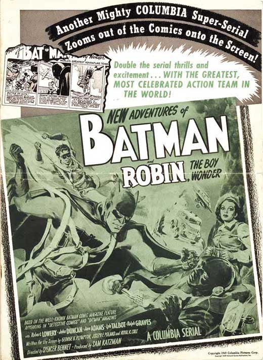 Batman and Robin Movie Poster Print (11x17)