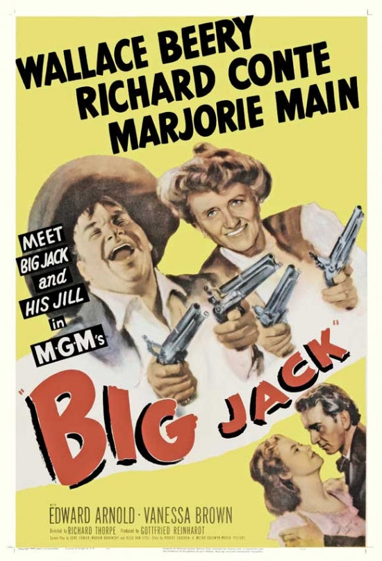 Big Jack Movie Poster Print showcasing vibrant artwork and cinematic appeal.