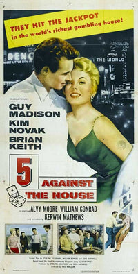 5 Against the House Movie Poster Print showcasing classic cinema artwork.