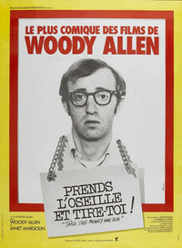 Take the Money and Run movie poster print showcasing classic comedy.
