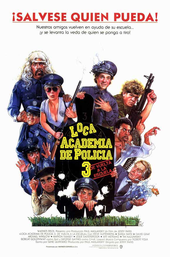 Police Academy 3: Back in Training Movie Poster Print
