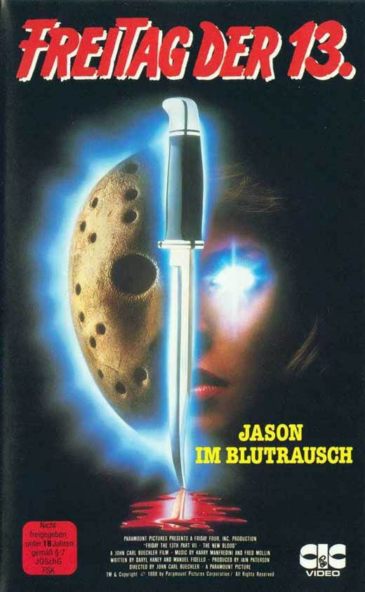 Friday the 13th, Part 7: The New Blood Movie Poster Print (11x17)