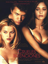 Cruel Intentions Movie Poster Print featuring iconic film imagery.