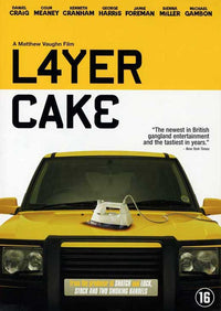 Layer Cake Movie Poster Print showcasing cinematic design and vibrant colors.
