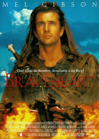 Braveheart Movie Poster Print featuring William Wallace.