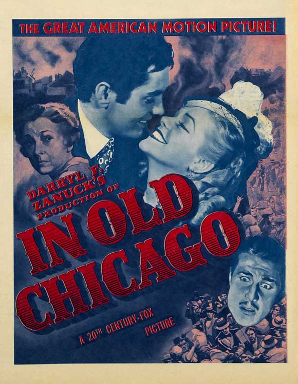 In Old Chicago Movie Poster Print - Vintage Classic Cinema Art