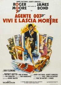 Live and Let Die Movie Poster Print capturing the essence of adventure.