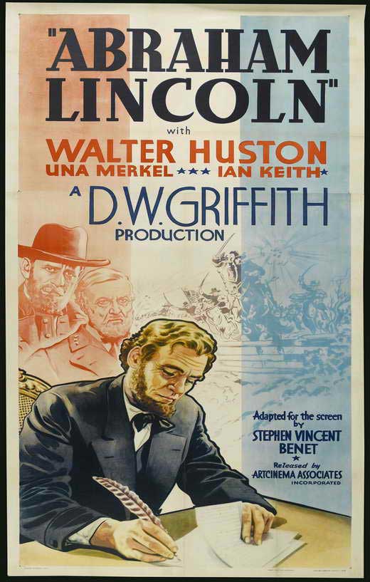 Abraham Lincoln Movie Poster Print showcasing leadership and legacy.