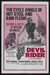 Devil Rider Movie Poster Print showcasing thrilling cinematic art.
