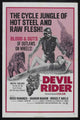 Devil Rider Movie Poster Print showcasing thrilling cinematic art.