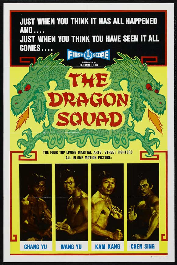 Dragon Squad Movie Poster Print featuring action and adventure scenes.
