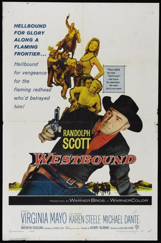Westbound Movie Poster Print showcasing cinematic adventure and storytelling.