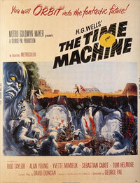 The Time Machine Movie Poster Print featuring iconic visuals from the film.