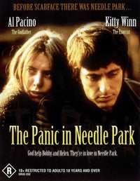 The Panic in Needle Park Movie Poster Print showing emotional cinematic art.