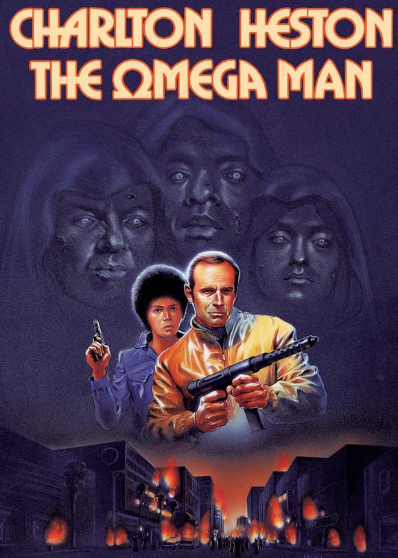 Omega Man Movie Poster Print showcasing classic film artwork.
